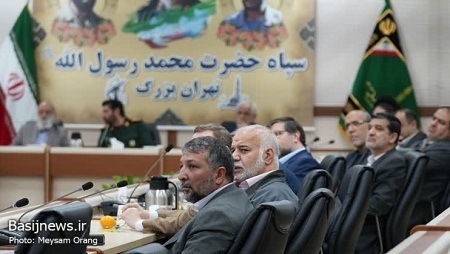 دیدار رئیس و اعضای شورای شهر تهران با سردار فرمانده سپاه تهران بزرگ