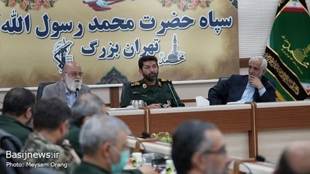 دیدار رئیس و اعضای شورای شهر تهران با سردار فرمانده سپاه تهران بزرگ