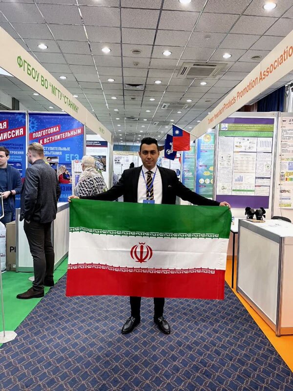 کسب مدال طلای دانشجوی دانشگاه صنعتی شاهرود در جشنواره بین‌المللی روسیه