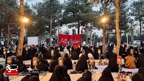مراسم اردوی خانوادگی راهیان بهشت بسیجیان ناحیه مسلم بن عقیل(ع)