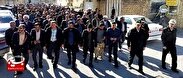 مردم شهید پرور و ولایی شهرستان فلاورجان در جنایت رژیم غاصب صهیونیست در گلزار شهدای کرمان شرکت نمودند.