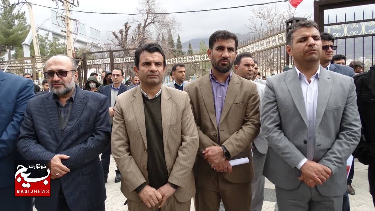 تجمع حقوق دانان انقلابی کهگیلویه و بویراحمد در اعتراض به جنایات صهیونیست ها در غزه