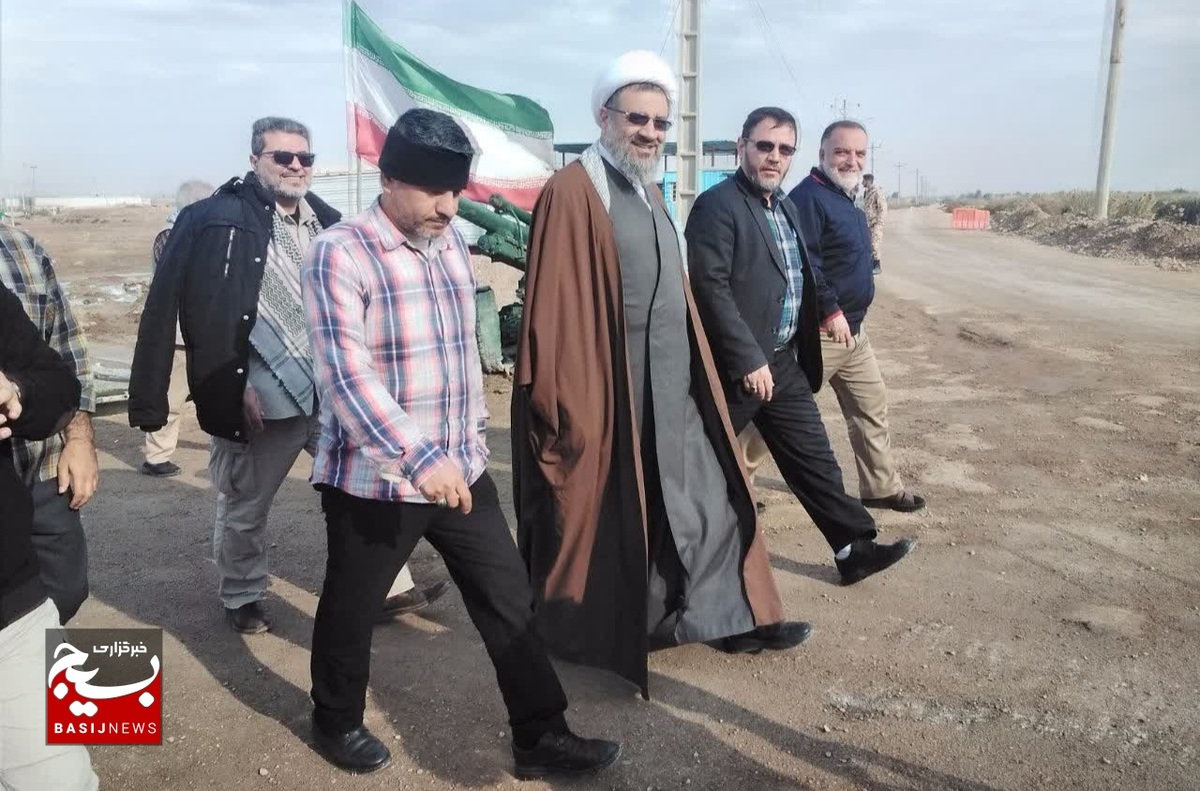 حضور رزمندگان پیشکسوت دفاع مقدس استان قزوین در منطقه عملیاتی والفجر ۸