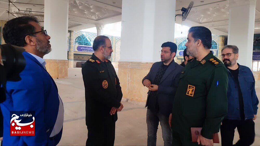 بازدید فرمانده سپاه قم از روند احداث موتورخانه مرکزی مسجد مقدس جمکران