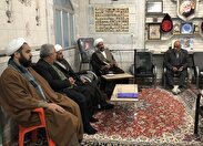 افتتاح برنامه های دهه مبارک فجر پایگاه بسیج طلاب نجف آباد