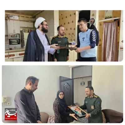 دیدار فرمانده و مسئول دفتر نمایندگی ولی فقیه با جانبازان شهرستان عسلویه