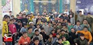 حضور مسئولین شهرستان فلاورجان در جمع دانش‌آموزان معتکف