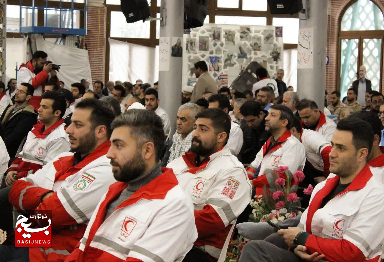 برگزاری شهدای بهداری سپاه و امدادگر گیلان