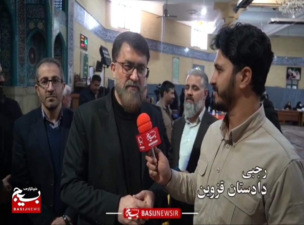 دادستان قزوین با نگاهی انقلابی پای کار انتخابات در گفتگو با بسیج