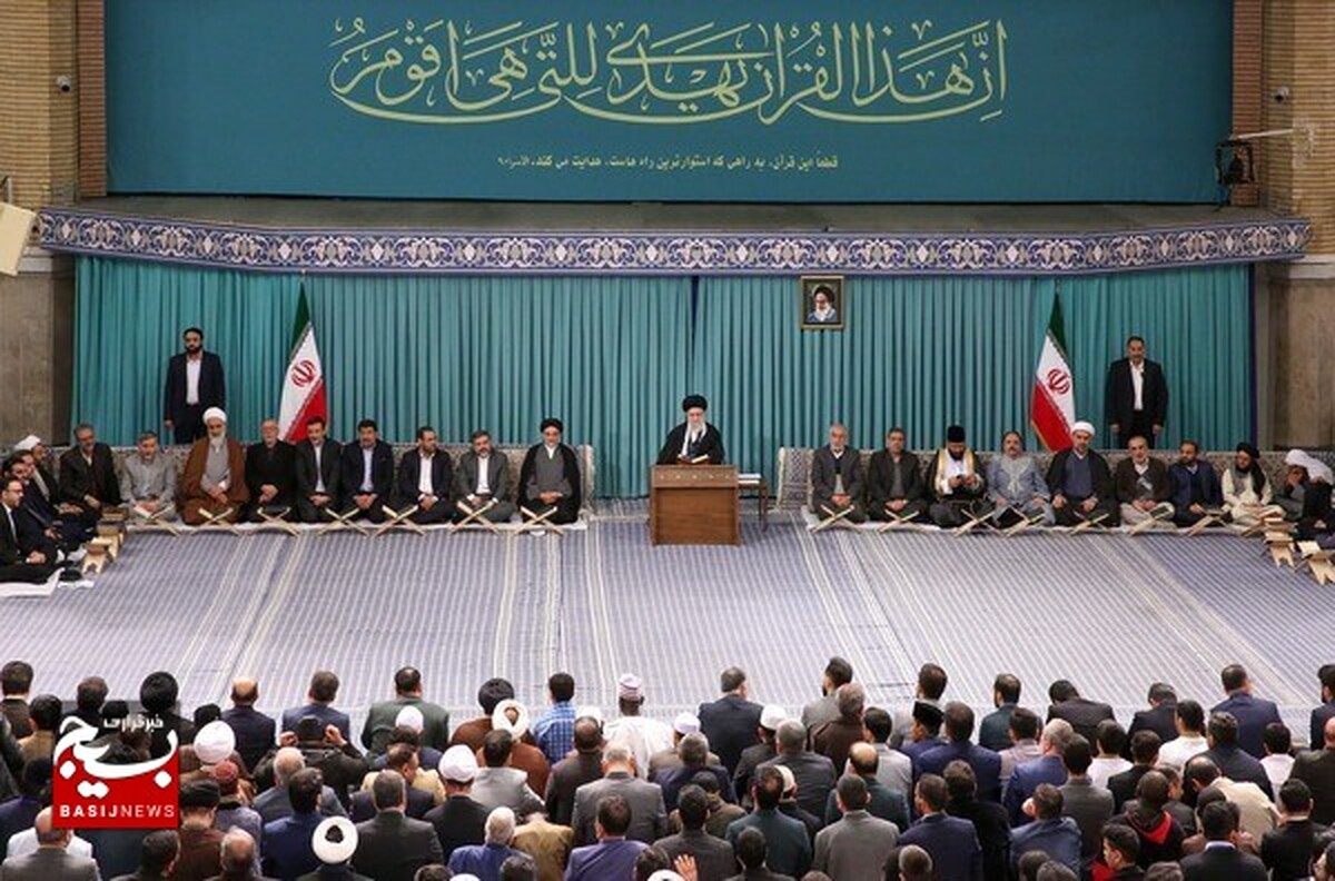 دیدار شرکت‌کنندگان در چهلمین دوره مسابقات بین‌المللی قرآن کریم با رهبر معظم انقلاب