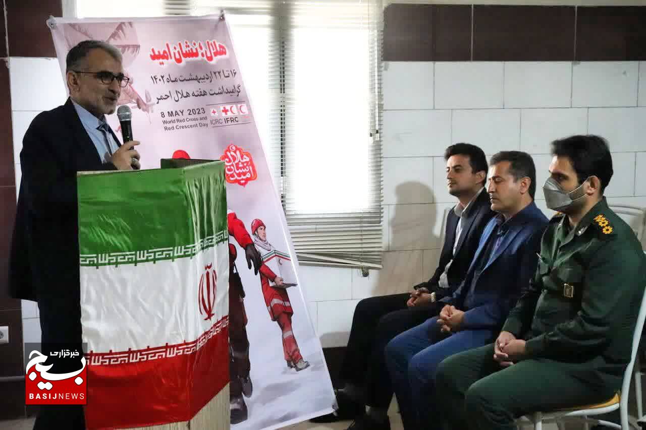 آئین افتتاح دو خانه هلال در شهرستان قدس