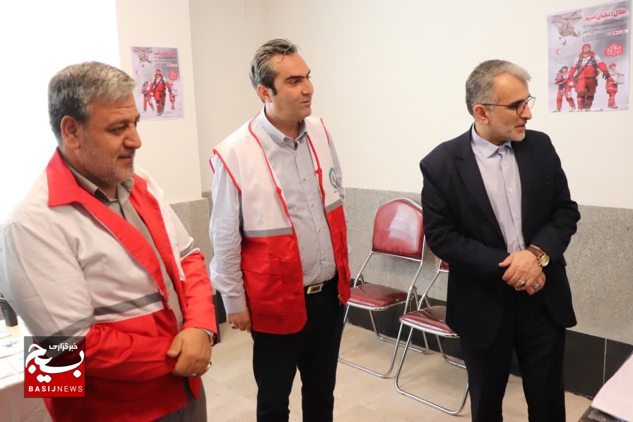 آئین افتتاح دو خانه هلال در شهرستان قدس