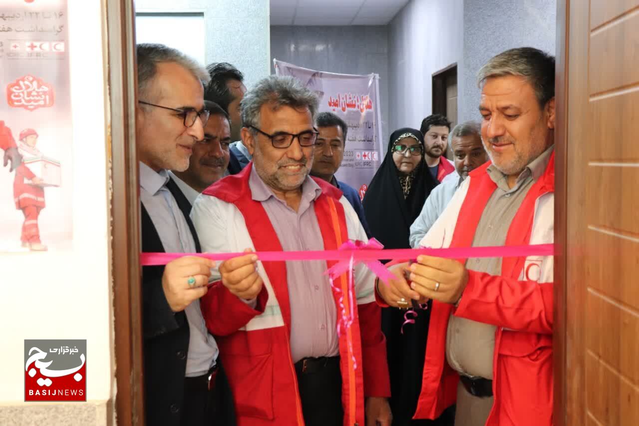 آئین افتتاح دو خانه هلال در شهرستان قدس