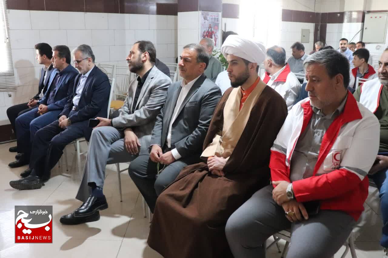 آئین افتتاح دو خانه هلال در شهرستان قدس
