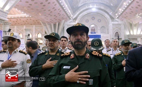 تجدید میثاق فرمانده و پرسنل قرارگاه شهید فهمیده با آرمان های حضرت امام خمینی(ره)