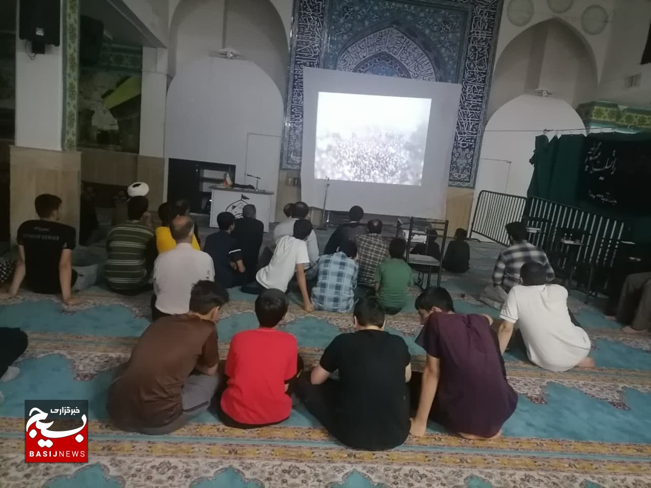 مراسم سالگرد ارتحال حضرت امام خمینی«ره» در مسجد امام حسین«ع» منطقه پردیسان