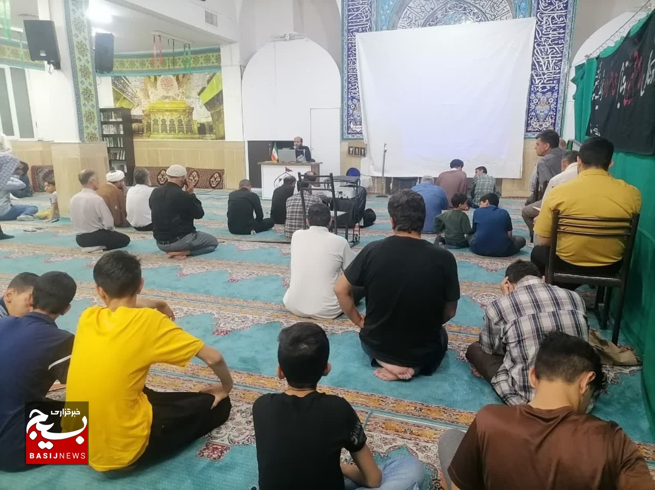 مراسم سالگرد ارتحال حضرت امام خمینی«ره» در مسجد امام حسین«ع» منطقه پردیسان