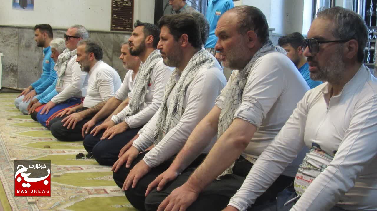 میزبانی شهرستان قدس از رکاب‌زنان جانباز بصیر