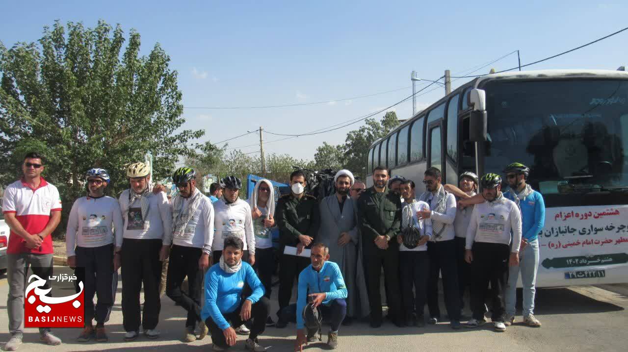 میزبانی شهرستان قدس از رکاب‌زنان جانباز بصیر