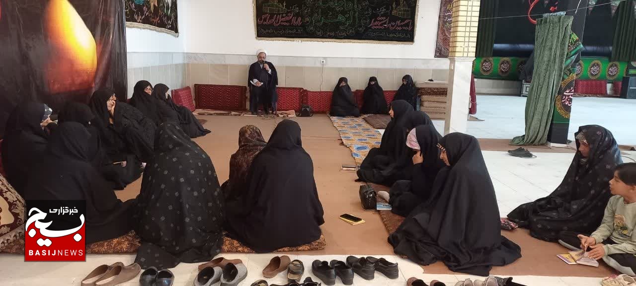 خدمات فرهنگی گروه جهادی شهیدو وفایی زاده در روستای علی آباد نیزار قم