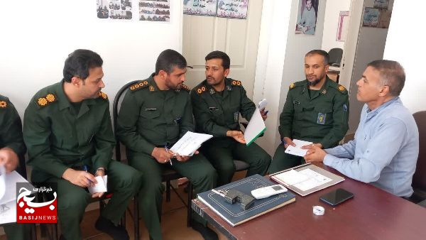 دیدار جانشین فرمانده سپاه ناحیه عسلویه از پایگاه‌های مقاومت بسیج