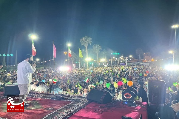 جشن بزرگ غدیر در شهرک گلستان شیراز با حضور ابودر روحی و اجرای سرود سلام فرمانده