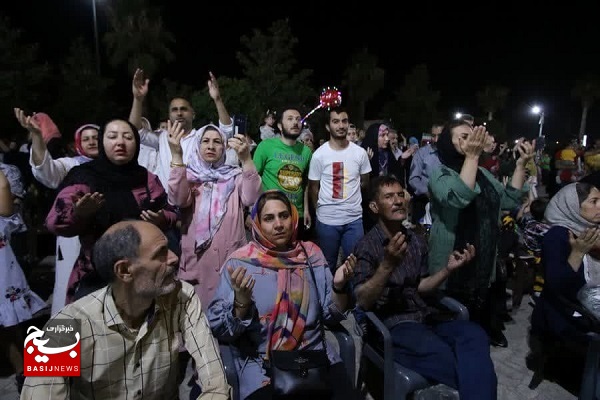 جشن بزرگ غدیر در شهرک گلستان شیراز با حضور ابودر روحی و اجرای سرود سلام فرمانده