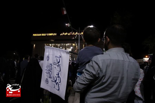 جشن بزرگ غدیر در شهرک گلستان شیراز با حضور ابودر روحی و اجرای سرود سلام فرمانده