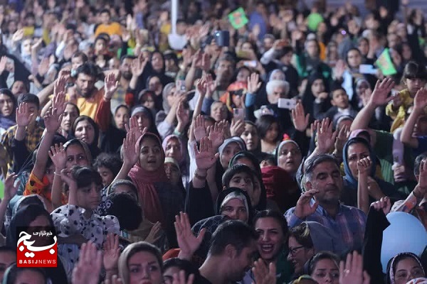 جشن بزرگ غدیر در شهرک گلستان شیراز با حضور ابودر روحی و اجرای سرود سلام فرمانده