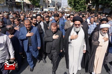 تشییع با شکوه دو شهید فراجا در یاسوج