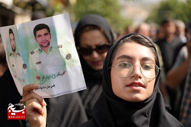 تشییع با شکوه دو شهید فراجا در یاسوج