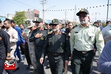تشییع با شکوه دو شهید فراجا در یاسوج