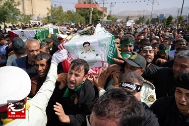 تشییع با شکوه دو شهید فراجا در یاسوج