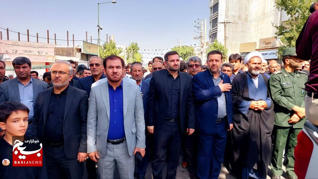 تشییع با شکوه دو شهید فراجا در یاسوج