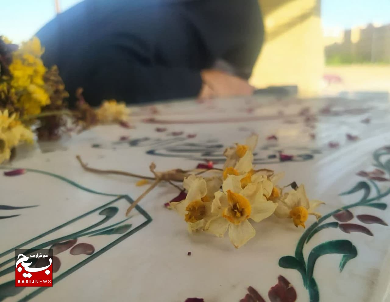 تجدید میثاق بانوان بسیجی گردان کوثر منطقه پردیسان قم با «شهید گمنام»