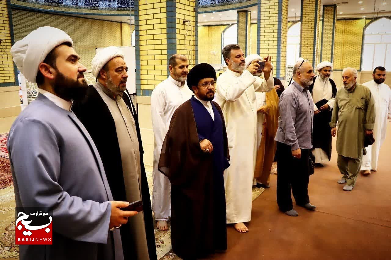 بازدید امامان جمعه و جماعت کشور سوریه از مسجد امیرالمؤمنین(ع) قم