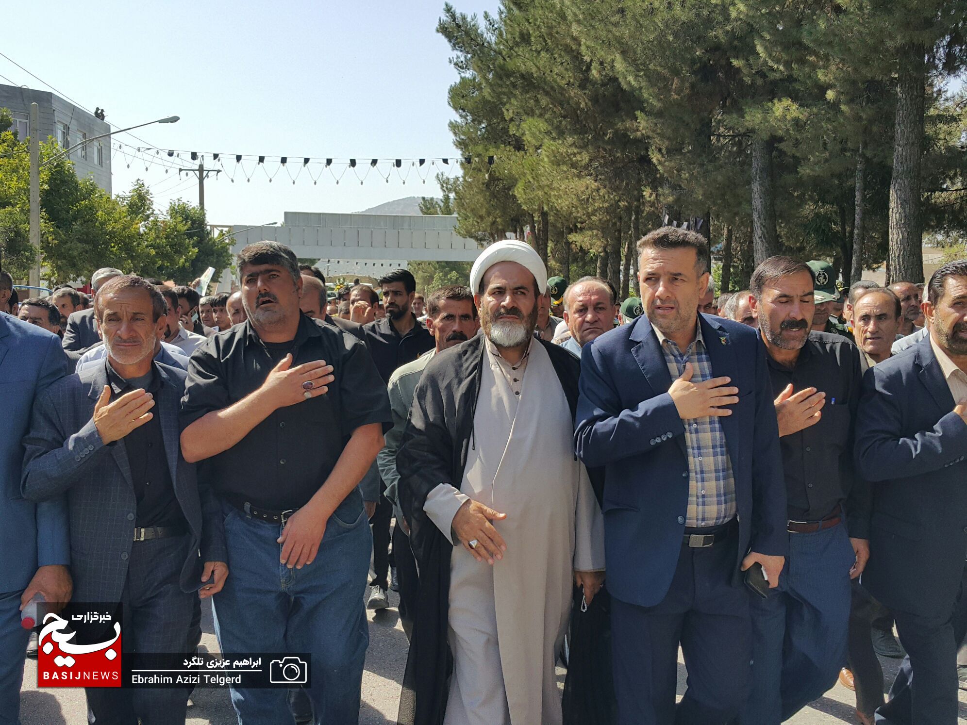 تشییع و خاکسپاری باشکوه شهید مدافع امنیت در یاسوج