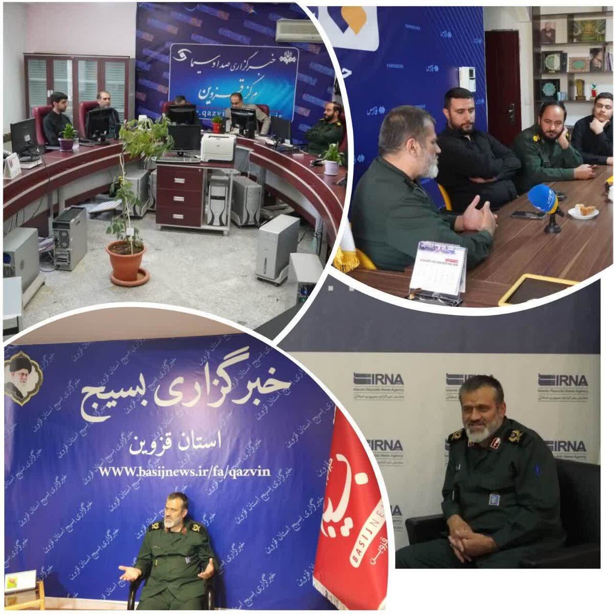 بازدید فرمانده سپاه صاحب الامر(عج) استان قزوین از رسانه های استان به مناسبت روز خبرنگار 

 