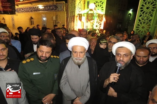 عزاداری هیات‌های شهرک‌های شمال غرب شیراز با حضور امام جمعه شیراز