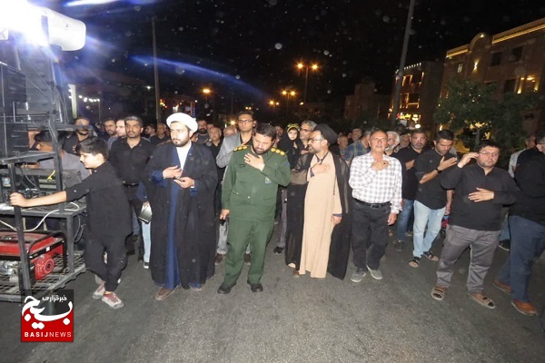 عزاداری هیات‌های شهرک‌های شمال غرب شیراز با حضور امام جمعه شیراز