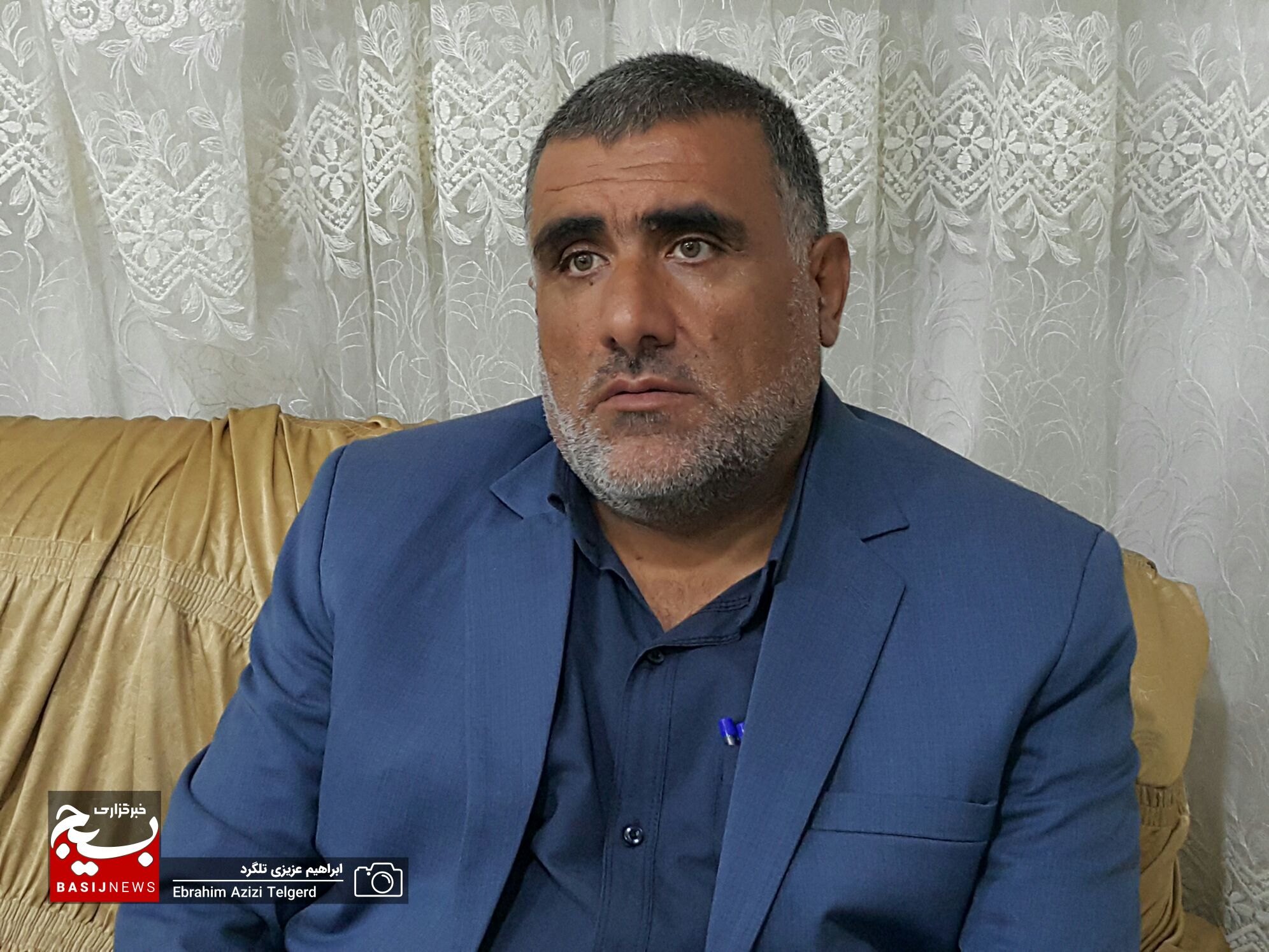 دیدار و عیادت فرمانده تیپ ۴۸ فتح از یک جانباز در یاسوج