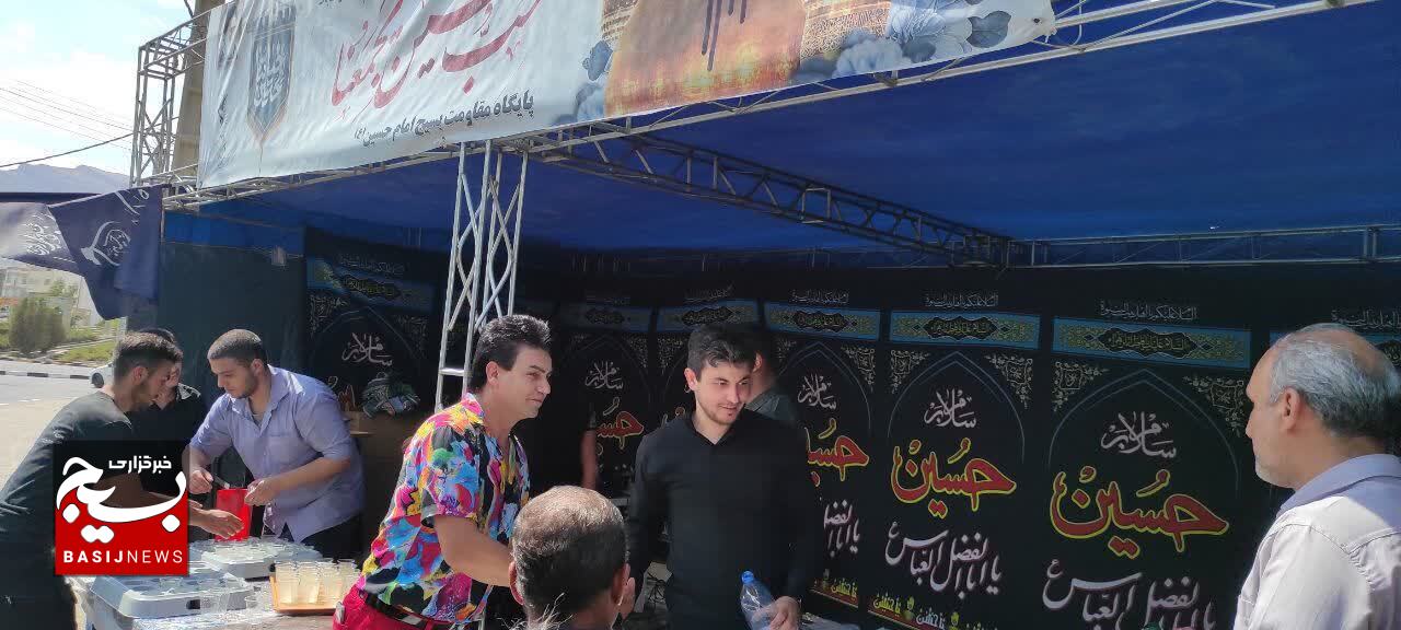 میزبانی پایگاه‌های مقاومت شمال‌غرب شیراز از راهپیمایان اربعین حسینی