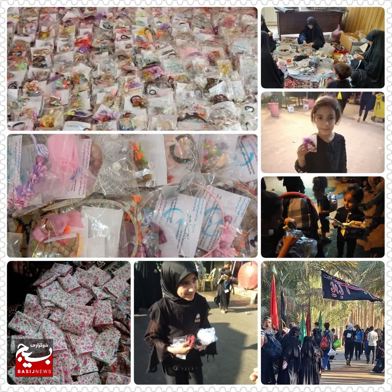اهدای ۲ هزار ۵۰۰ هدیه فرهنگی بانوان شاندیزی به زائران کوچک اربعین/ترویج فرهنگ فرزندآوری با پویش