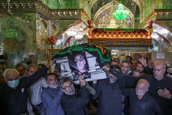 وداع با پیکر مطهر سردار محمدباقر رنجبر در شیراز +عکس