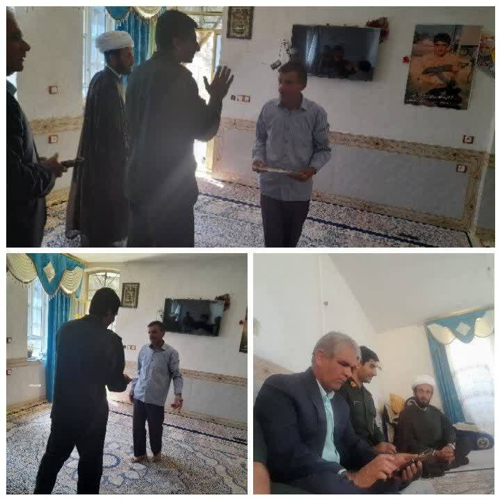 سرکشی و تجلیل از خانواده های شهدا در شهرستان دنا