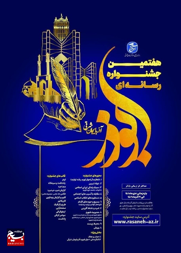 انتشار فراخوان هفتمین جشنواره رسانه‌ای ابوذر آذربایجان‌شرقی