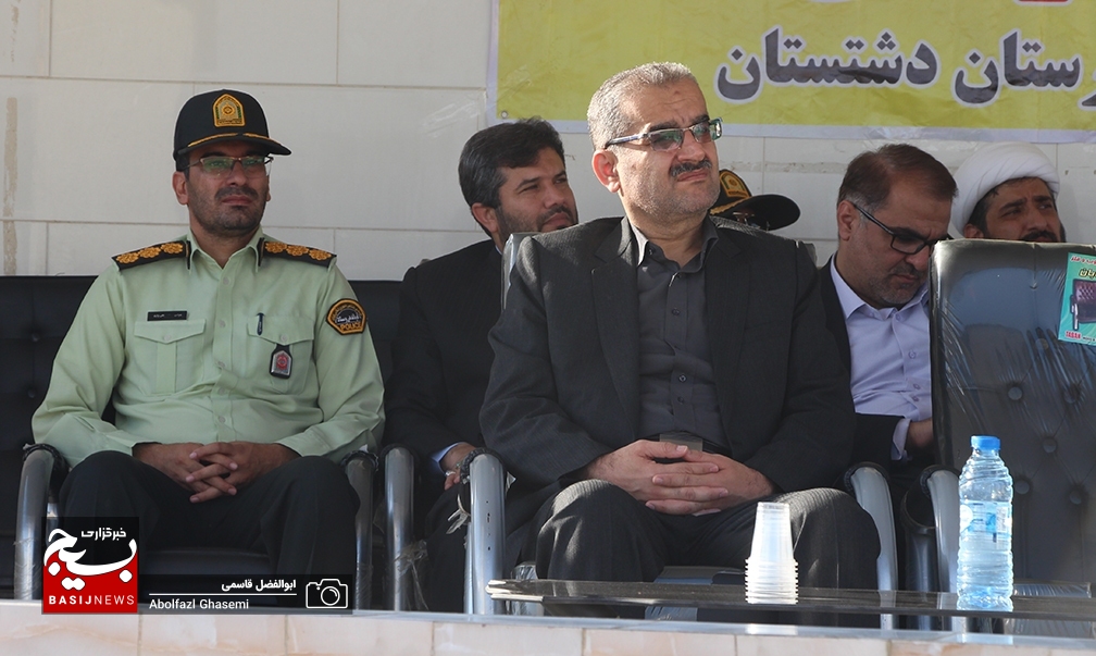 صبحگاه مشترک نیروی انتظامی شهرستان دشتستان برگزار شد