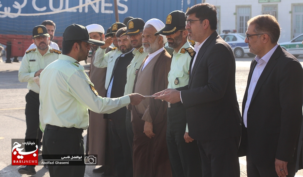 صبحگاه مشترک نیروی انتظامی شهرستان دشتستان برگزار شد
