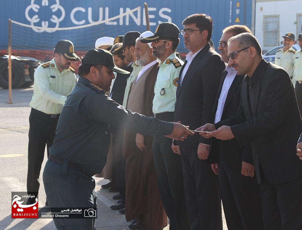 صبحگاه مشترک نیروی انتظامی شهرستان دشتستان برگزار شد