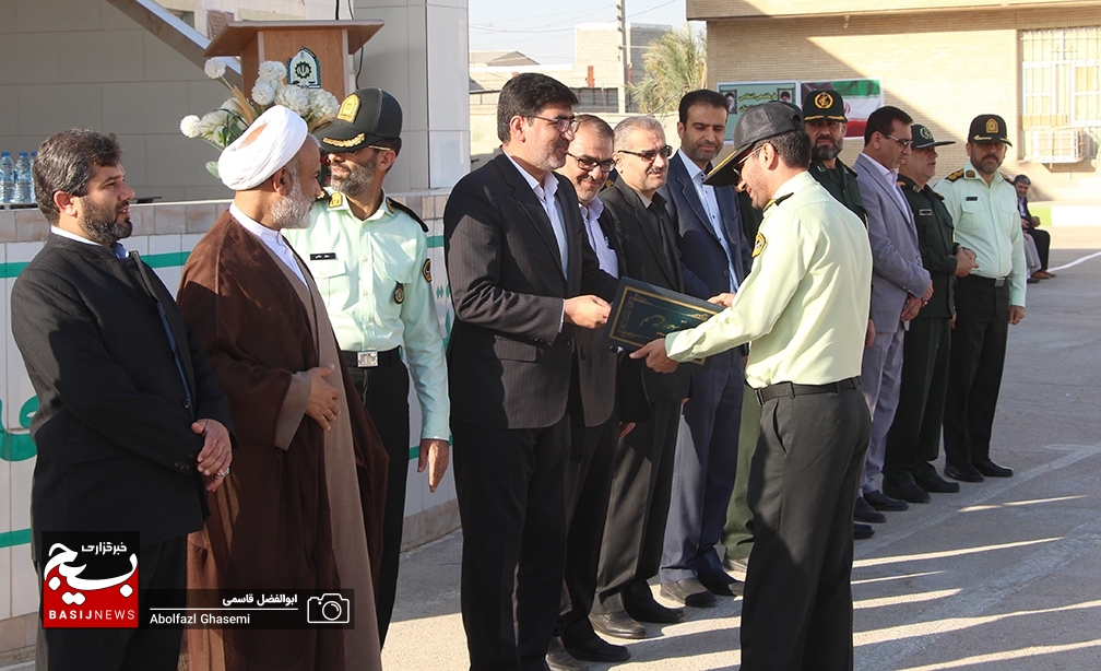 صبحگاه مشترک نیروی انتظامی شهرستان دشتستان برگزار شد